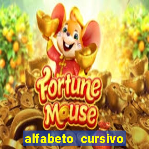 alfabeto cursivo pontilhado para imprimir pdf